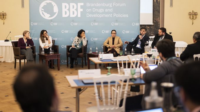 Diskussionspanel auf dem Brandenburg Forum