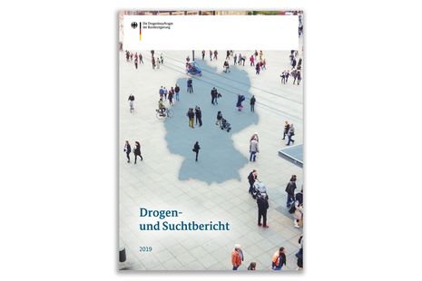 Titelseite des Drogen- und Suchtberichts 2019