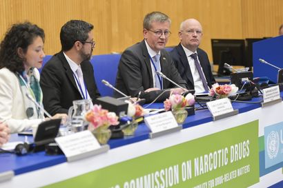 Burkhard Blienert, Sucht- und Drogenbeauftragter der Bundesregierung, spricht bei der CND-Konferenz in Wien