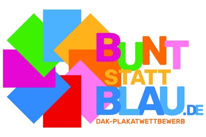 Logo von "bunt statt blau"