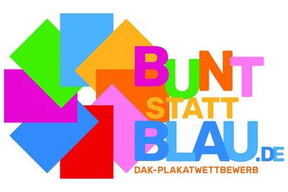 Logo von "bunt statt blau"