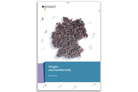 Titelseite des Drogen- und Suchtberichts 2018